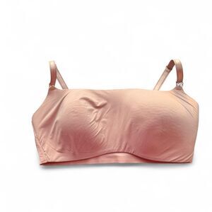 Victoria-s-secret Women's Pink and Tan Bra M-DD